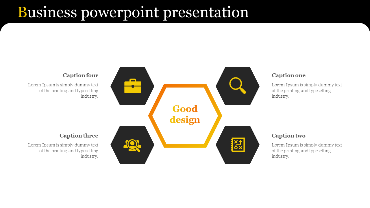 Stunning Business PowerPoint Presentation Slide Template
